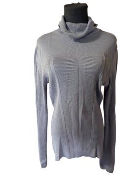 Cato gray ribbed turtleneck size XL
